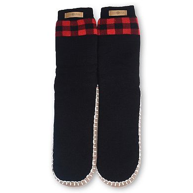 GaaHuu® Faux Shearling-Lined Men's Slipper Socks