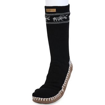 GaaHuu® Faux Shearling-Lined Men's Slipper Socks
