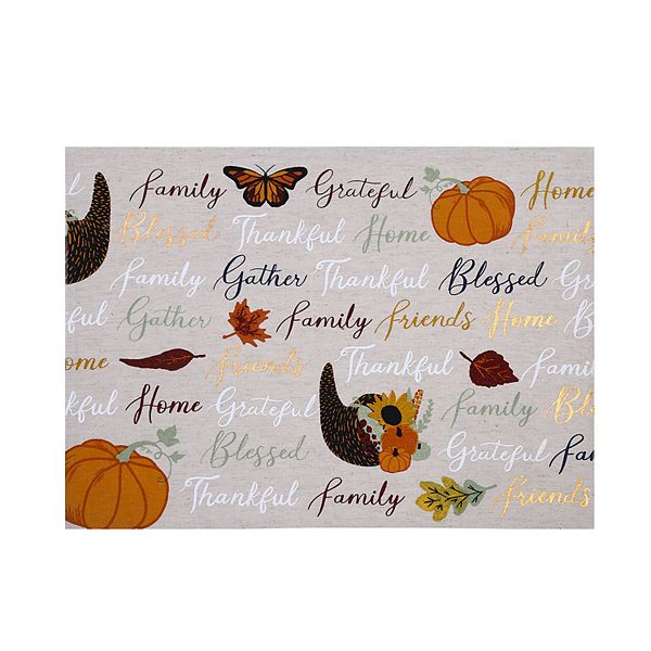 Celebrate Together™ Fall Fall Word Toss Placemat