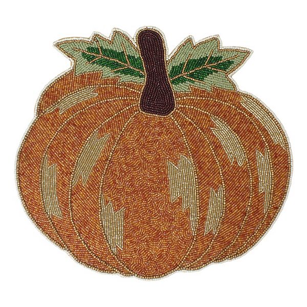 Celebrate Together™ Fall Beaded Pumpkin Placemat