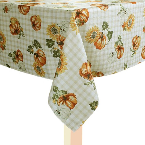 Celebrate Together™ Fall Gingham Pumpkin Tablecloth