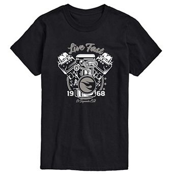 Men's Hot Wheels Live Fast 1968 Tee