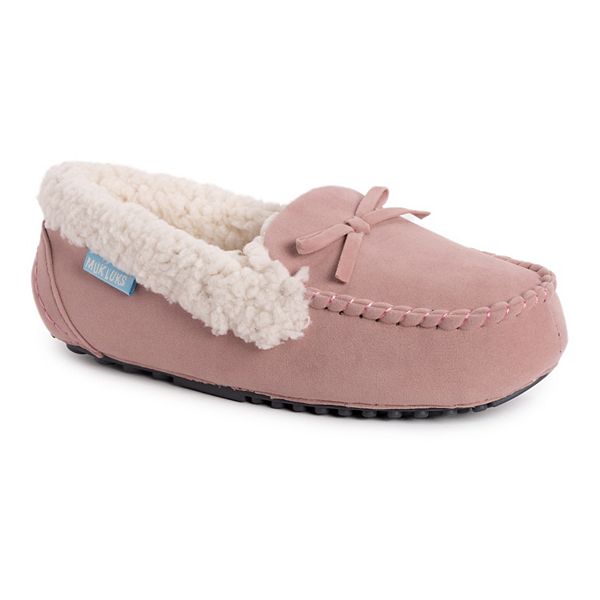 MUK LUKS Jaylah Women's Moccasin Slippers - Dusty Rose (7)