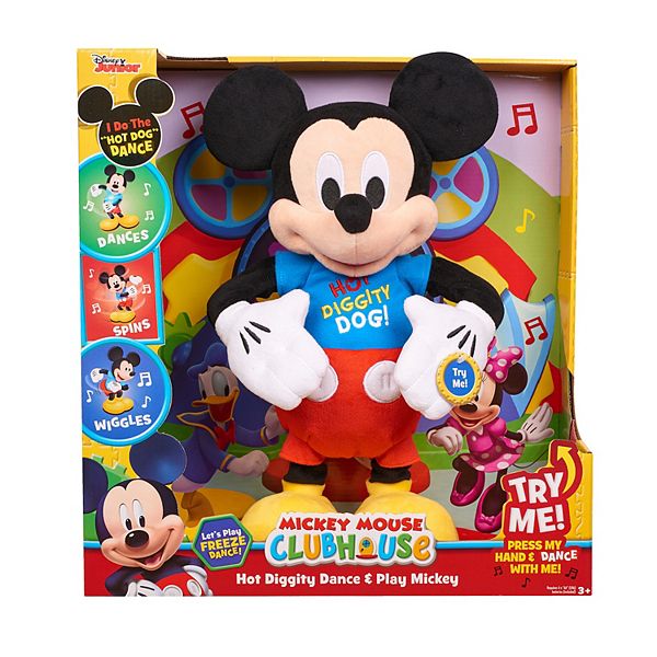 Disney Junior Mickey Mouse Clubhouse Hot Diggity Dance & Play Mickey  Interactive Plush Toy