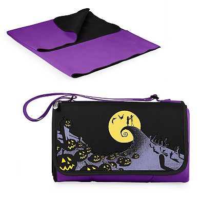 Disney's The Nightmare Before Christmas Jack & Sally Blanket Tote Outdoor Picnic Blanket by Oniva