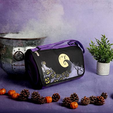 Disney's The Nightmare Before Christmas Jack & Sally Blanket Tote Outdoor Picnic Blanket by Oniva