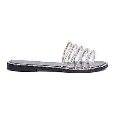 Olivia Miller Nadia Sparkle Women's Slide Sandals
