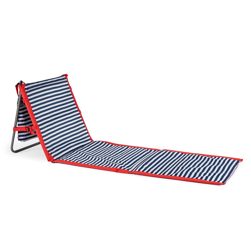 54557078 Oniva Beachcomber Portable Beach Chair & Tote, Blu sku 54557078