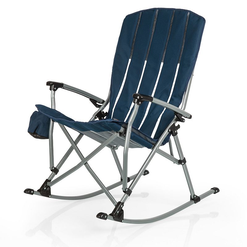 19698184 Oniva Outdoor Rocking Camp Chair, Blue sku 19698184