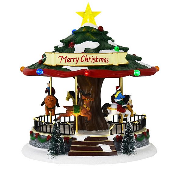 St. Nicholas Square® Village Tree Carousel