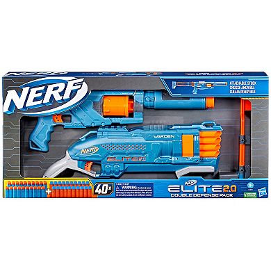 Nerf Elite 2.0 Double Defense Pack Blasters and Darts Set