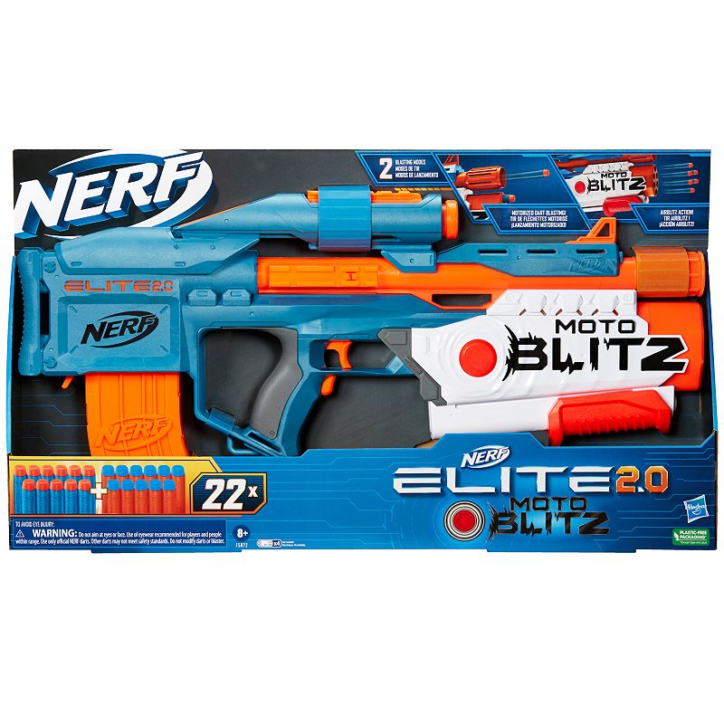 Nerf Elite 2.0 Motoblitz Dart Blaster, Multicolor