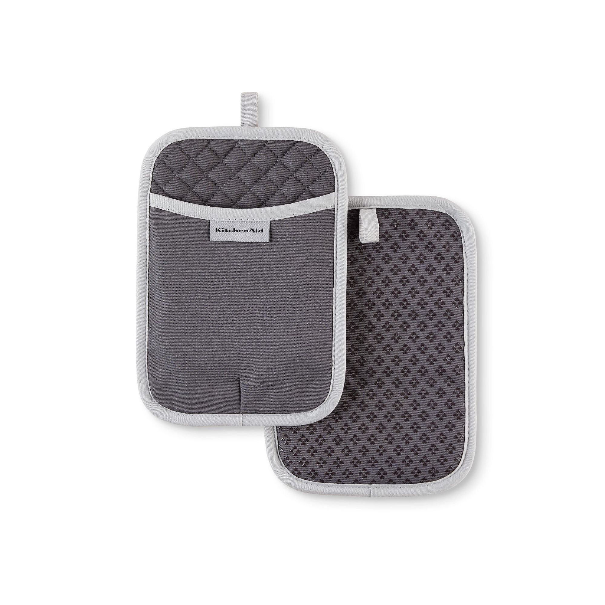 KitchenAid Asteroid 2-pc. Pot Holder Set, Grey Gray