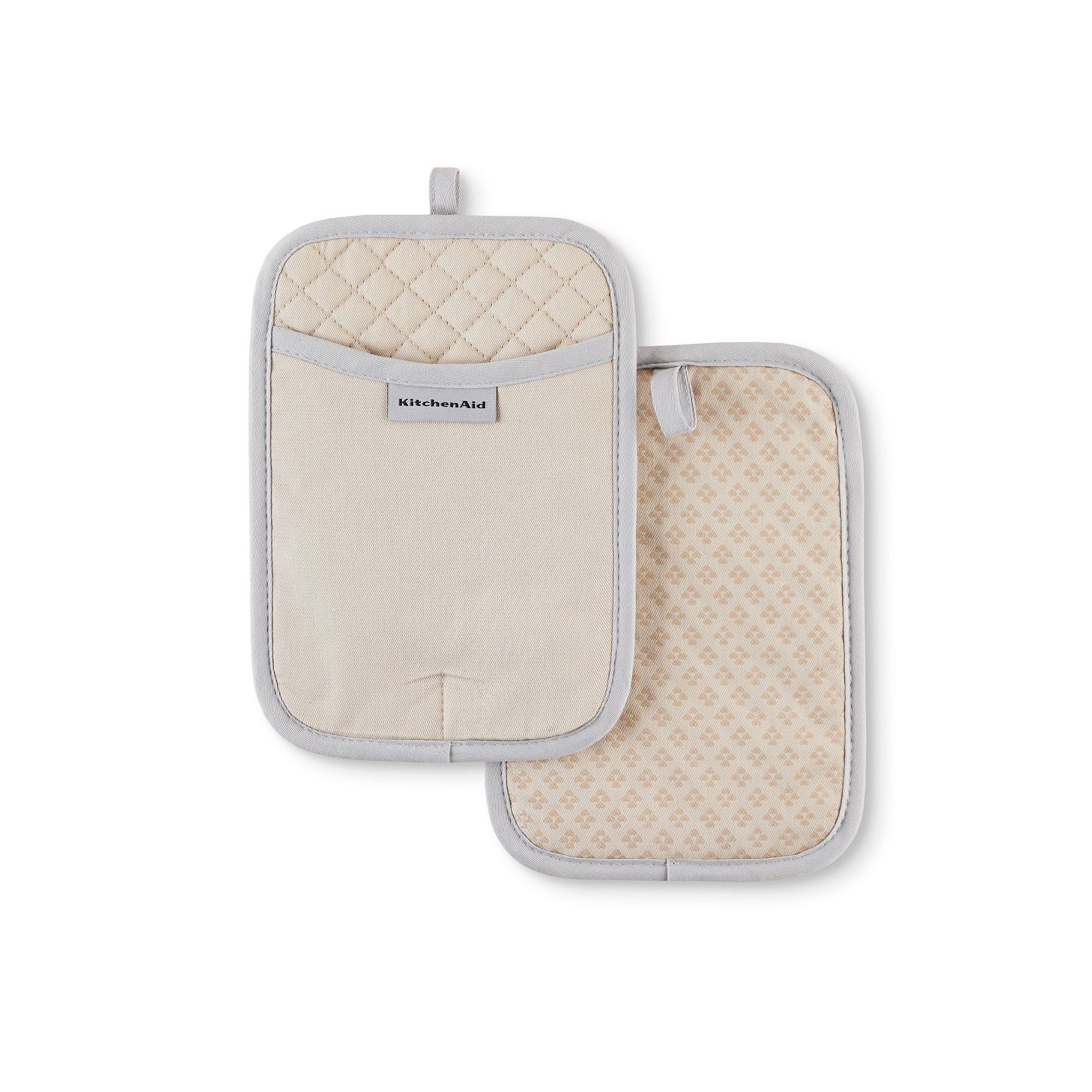 KitchenAid Asteroid 2-pc. Pot Holder Set, Milkshake
