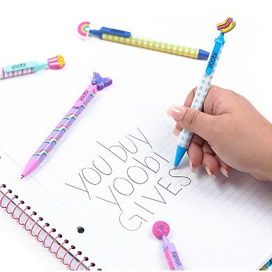 Yoobi Enchanted Dreams 5 Pack Retractable Gel Ballpoint Pen Set