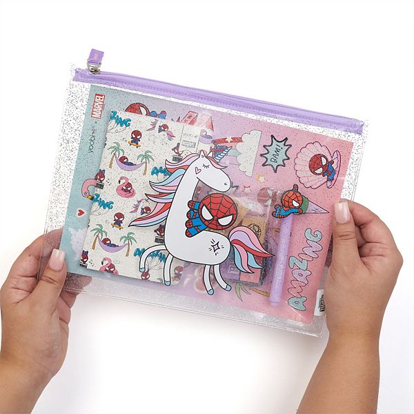 Yoobi SpiderMan Kawaii Unicorn 25piece Stationery Set