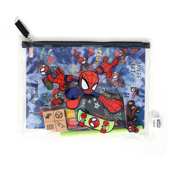 Yoobi SpiderMan Skater Sketch 25piece Stationery Set