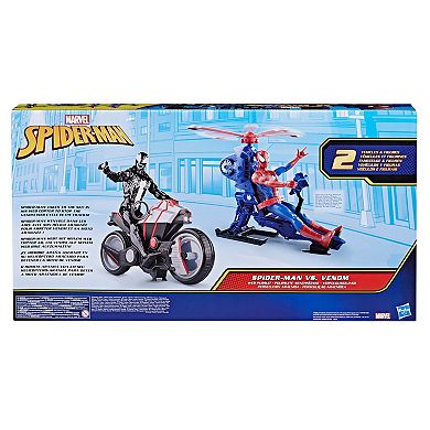 Marvel Spider-Man 2-Pack Titan Hero Figures And Vehicles Playset by Hasbro