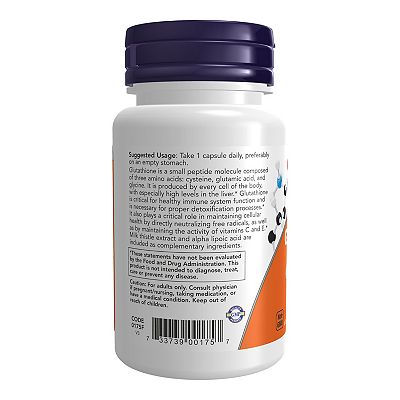 glutathione 500mg now NOW Foods Glutathione 500mg