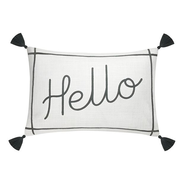 Sonoma Goods For Life Hello Pillow