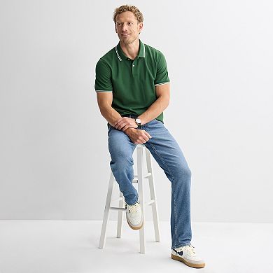 Men's Sonoma Goods For Life® Short Sleeve Pique Polo
