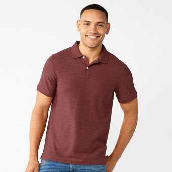 Men's Sonoma Goods For Life® Short Sleeve Pique Polo