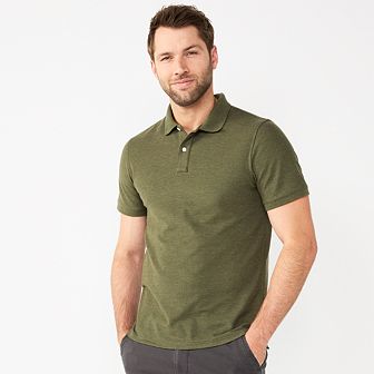 Men's Sonoma Goods For Life® Short Sleeve Pique Polo