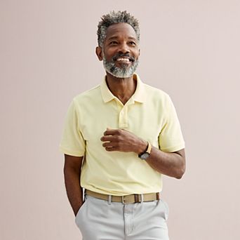Men's Sonoma Goods For Life® Short Sleeve Pique Polo