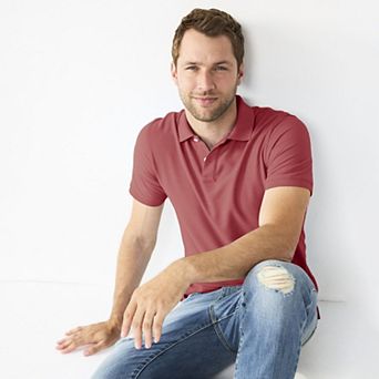 Men's Sonoma Goods For Life® Short Sleeve Pique Polo
