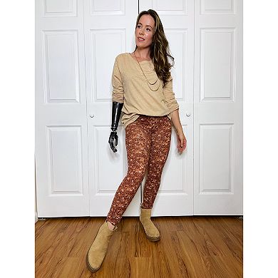 Women's Sonoma Goods For Life Adaptive Easy Dressing Mid Waisted Leggings