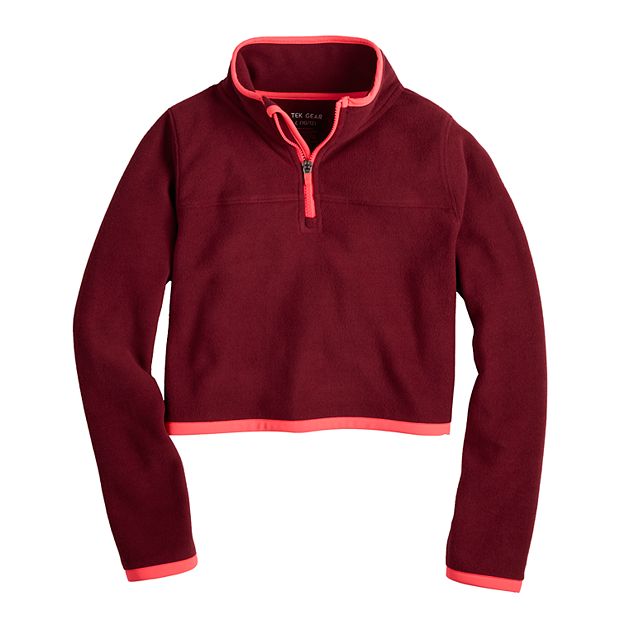 Girls quarter best sale zip fleece