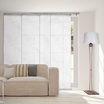 Rod Desyne Lotus 4-Panel Single Rail Panel Track Room Extendable Divider