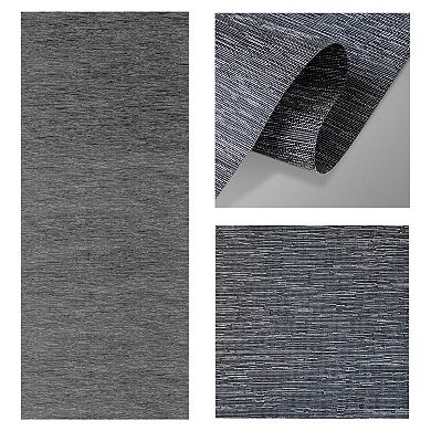 Rod Desyne Charcoal Camo 5-Panel Single Rail Panel Track Room Extendable Divider