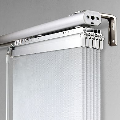 Rod Desyne Embroidered Cadet 6-Panel Single Rail Panel Track Room Extendable Divider