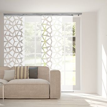 Rod Desyne 4-Panel Single Rail Panel Track Room Extendable Divider