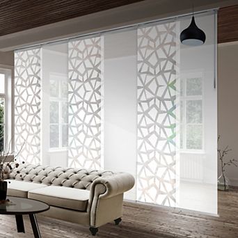 Rod Desyne 6-Panel Single Rail Panel Track Room Extendable Divider