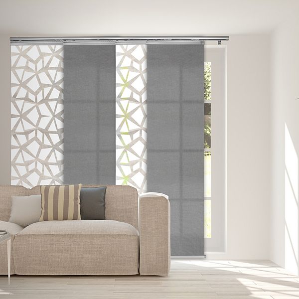 Rod Desyne 4Panel Single Rail Panel Track Room Extendable Divider