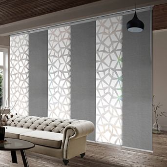 Rod Desyne 6-Panel Single Rail Panel Track Room Extendable Divider