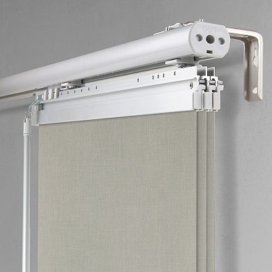 Rod Desyne 3-Panel Adjustable Sliding Single Rail Panel Track Room Extendable Divider