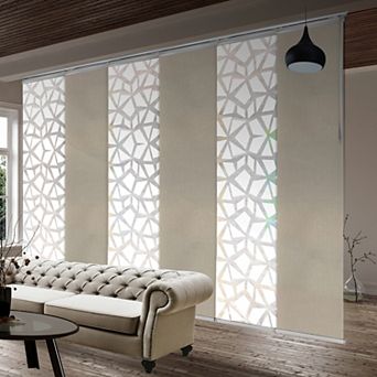 Rod Desyne 6-Panel Single Rail Panel Track Room Extendable Divider