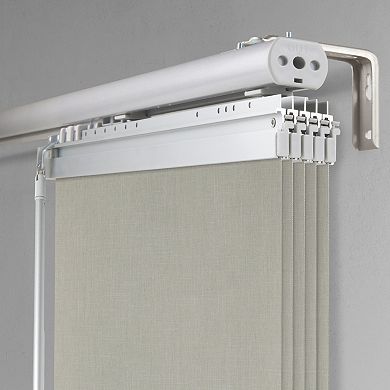 Rod Desyne 5-Panel Adjustable Energy-Efficient Single Rail Panel Track Room Extendable Divider