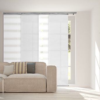 Rod Desyne 4-Panel Energy-Efficient Single Rail Track Room Extendable Divider