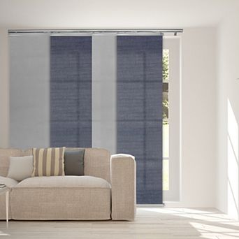 Rod Desyne 4-Panel Light Filtering Single Rail Track Room Extendable Divider