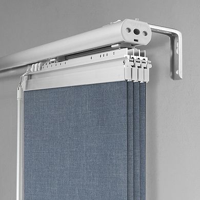 Rod Desyne 4-Panel Light Filtering Single Rail Track Room Extendable Divider