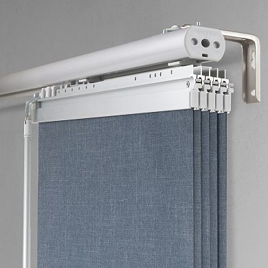 Rod Desyne 5-Panel Light Filtering Energy-Efficient Single Rail Adjustable Track Room Extendable Divider