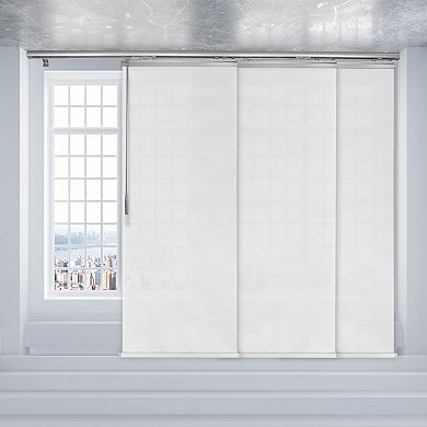 Rod Desyne Embroidered Chiffon Blind