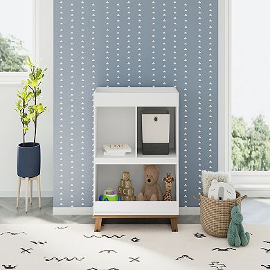 Storkcraft Modern Changing Table with Storage and Removable Topper