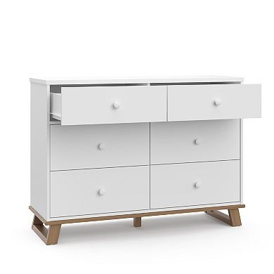 Storkcraft Modern 6 Drawer Dresser