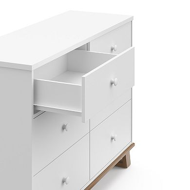 Storkcraft Modern 6 Drawer Dresser