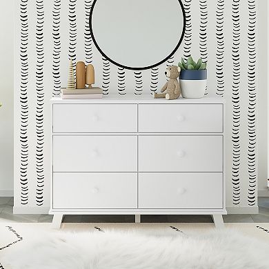 Storkcraft Modern 6 Drawer Dresser